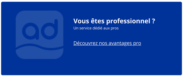 Vous êtes professionnel ?