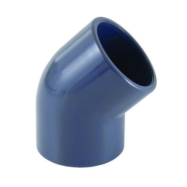 Coude 45°PVC pression 63mm à coller