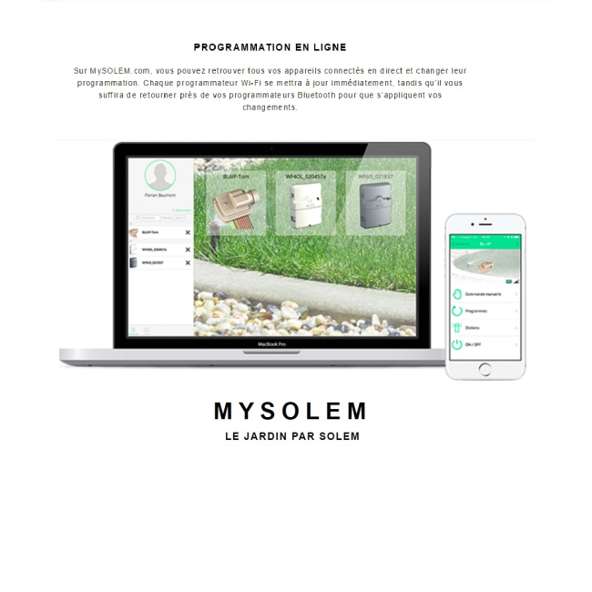 Programmateur WIFI SMART-IS  SOLEM   2 à 12 stations