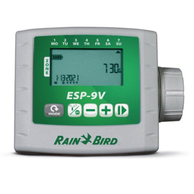 Kit complet Rain bird ESP 9V 4 stations pour goutte à goutte