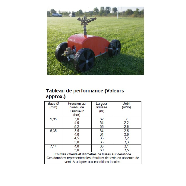 Arroseur automoteur Remo 3T - FECO