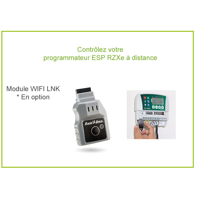 Programmateur ESP RZXe intérieur - Rain Bird - 4 à 8 Stations