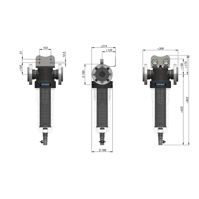 Filtre NW650 - DN 65 CINTROPUR