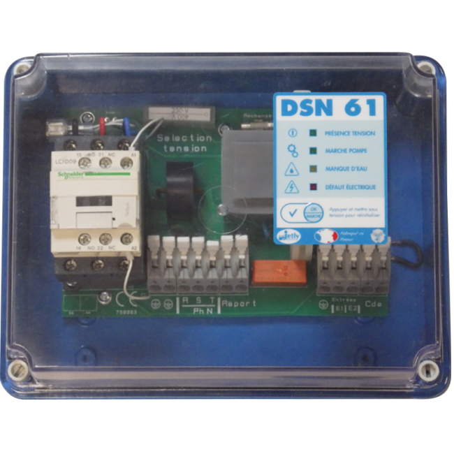 Coffret de protection électrique DSN 61/12A bi-tension Jetly