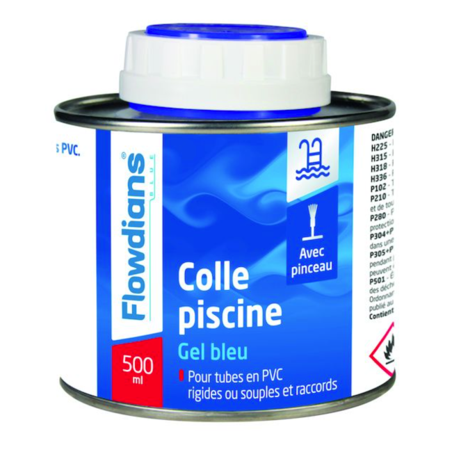 Colle bleue PVC 500 gr 