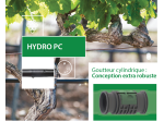 Tuyau goutteurs intégrés HydroPC spécial vigne - 400m 1,6L/h - Rivulis