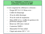 Kit de pompage pour forage - profondeur maxi 30m