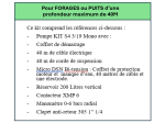 Kit de pompage pour forage - profondeur maxi 40m