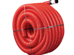 Gaine annelée TPC rouge 63mm 50m