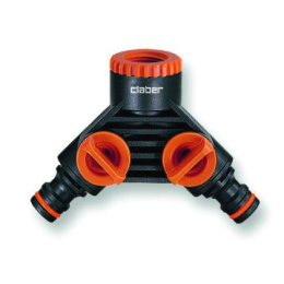 Robinet 2 voies Y 1/2"-3/4" x auto  Claber